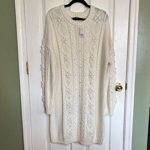 New York & Company Knit Sweater Dress